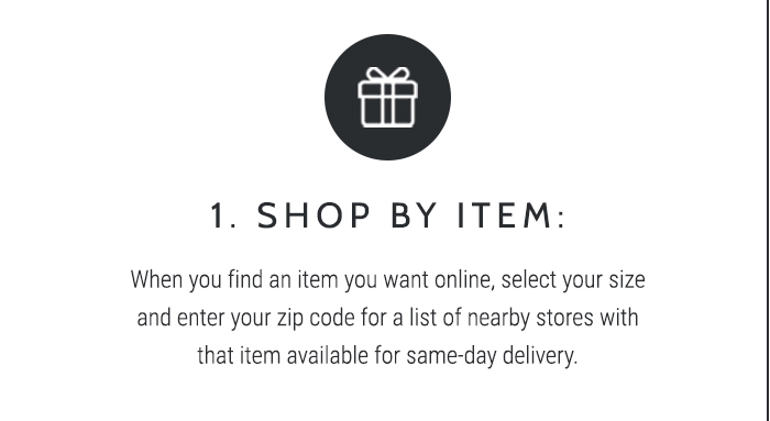 Same Day Delivery - Shop Now