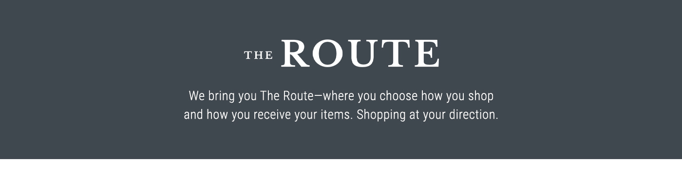 The Route - Shop Now