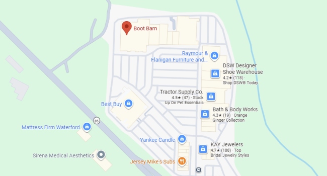 Map to Waterford Location