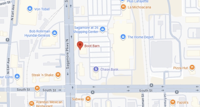 Map to Lafayette Location