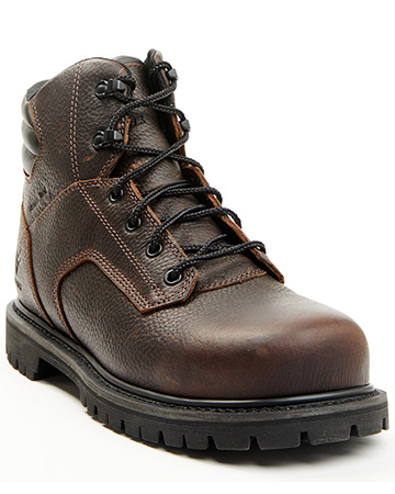 Hawx Men's 6-Inch Lace-Up Work Boots - Steel Toe