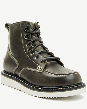 Hawx Men's 6-Inch Lace-Up Moc Work Boots - Soft Toe