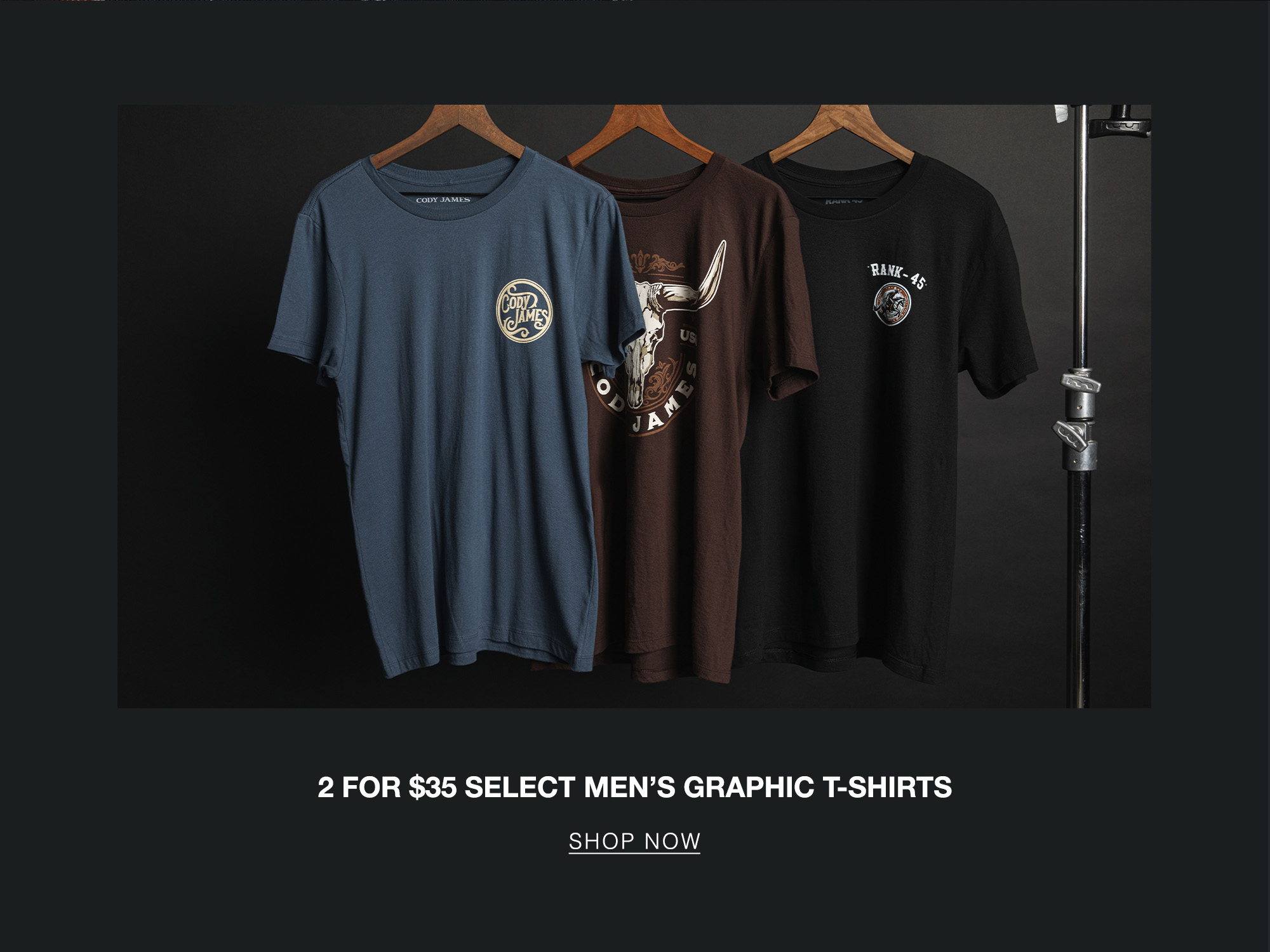 2 for $35 Select Men's Graphic T-Shirts