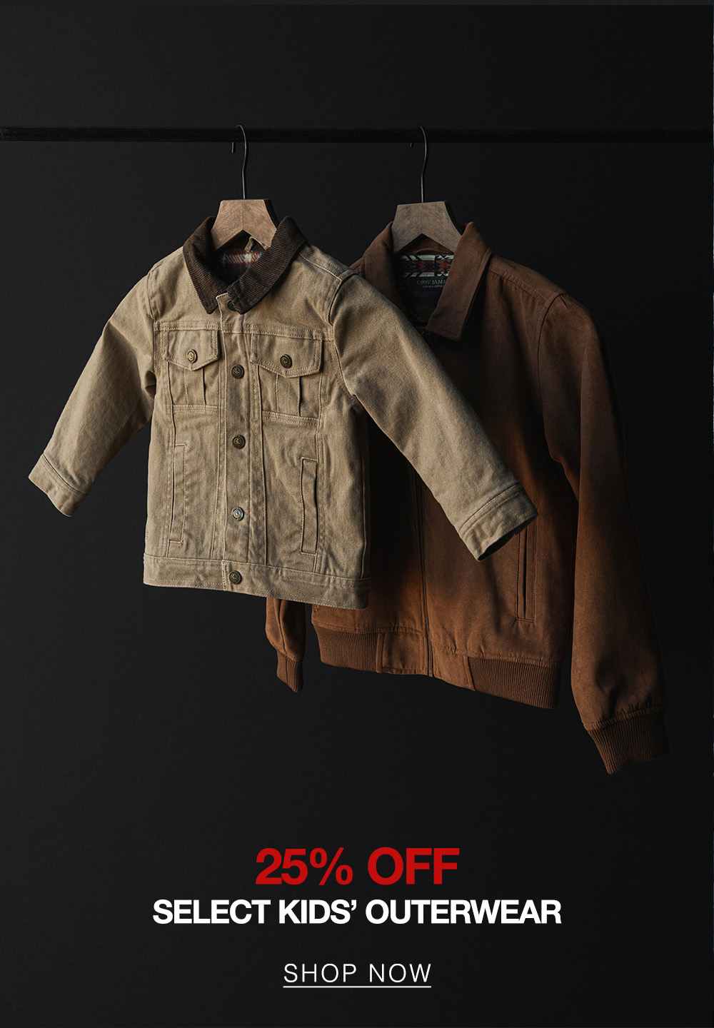 Shop 25% Off Select Kids' Outerwear