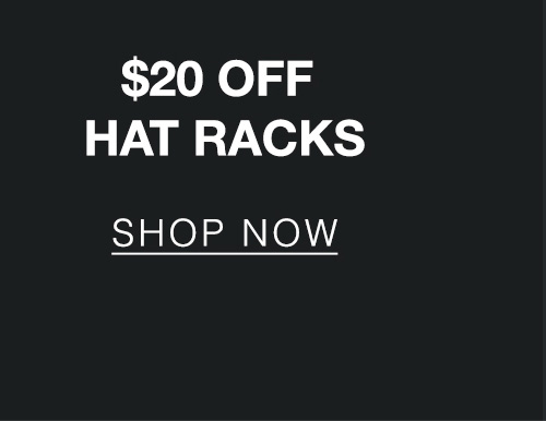 Shop $20 Off Hat Racks