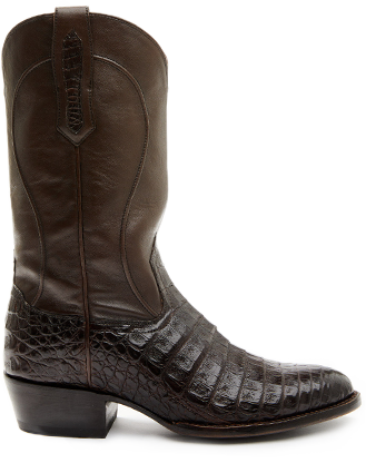 Cody James Black 1978 Men's Chapman Exotic Caiman Belly Western Boots - Round Toe