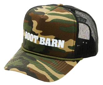 Boot Barn Camo Print Logo Ball Cap