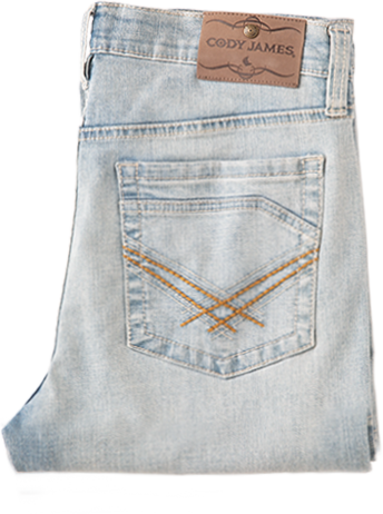 Cody James Men's Jamestown Light Wash Slim Straight Stretch Denim Jeans