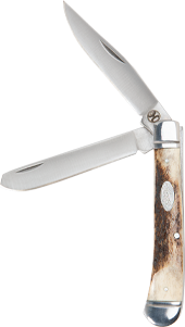 Hooey Large Stag Trapper Knife