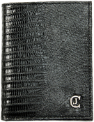 Cody James Black 1978 Men's Vance Exotic Lizard Bifold Wallet