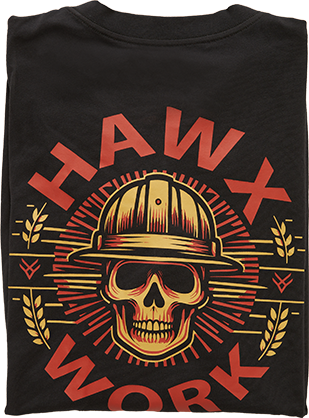 HAWX Harvest Long Sleeve Graphic T-Shirt