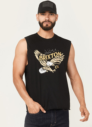Men's Brixton Keller Eagle Muscle Tank