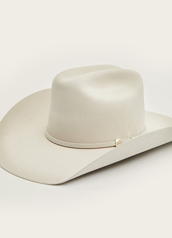 Men's Cody James Black Silver Belly Salinas 20X Felt Cowboy Hat